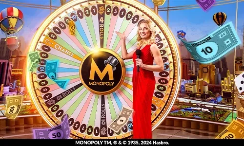 Live casino Baccarat table